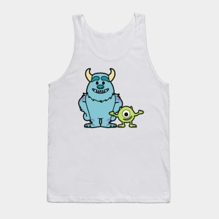 James and Mike Monster Inc Chibi Duo Tank Top